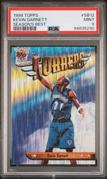 1998 BEST KEVIN GARNETT TOPPS SEASON'S SEASON'S BEST #SB12 PSA 9 BK.C1.23