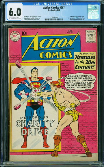 ACTION COMICS #267, CGC 6.0 FN