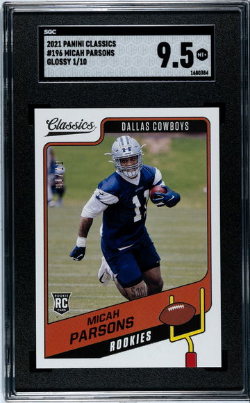 2021 Panini Classics Micah Parsons Glossy 1/10