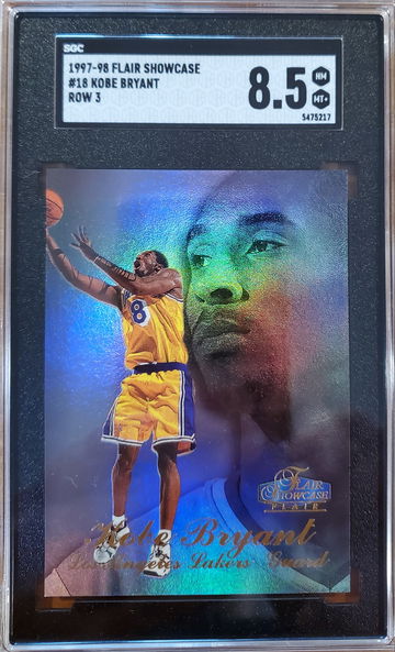 1997-1998 Flair Showcase Row 3 Kobe Bryant #2 SGC 8.5
