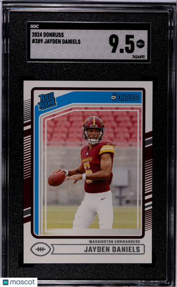 2024 Donruss Jayden Daniels #389 Rookie SGC 9.5
