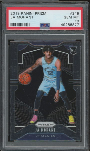 2019 Panini Prizm Ja Morant PSA 10