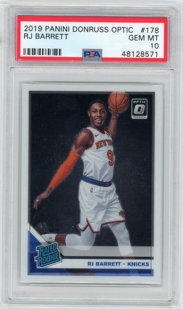2019 Optic RJ Barrett PSA 10