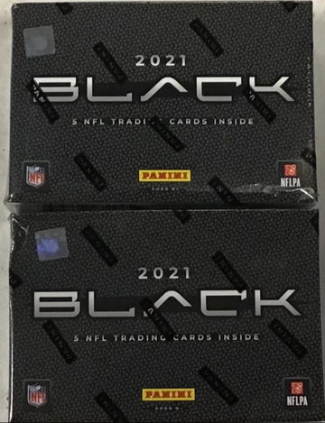 (2) Panini Black Football Hobby Boxes - ships from APO🇺🇸 Delivery takes 7-10 business days