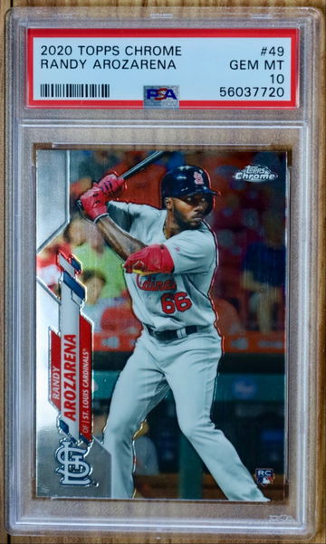 2020 Topps Chrome Randy Arozarena