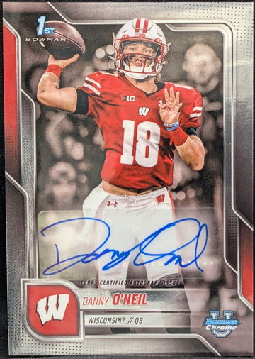 2025 Bowman Chrome University Chrome Prospect Autographs #BCA-DO Danny O''Neil