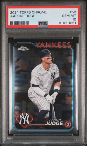 2024 Topps Chrome Aaron Judge #50 PSA 10