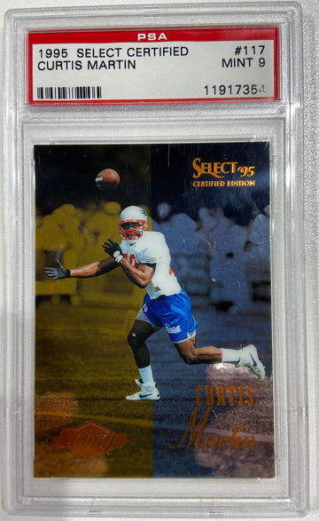 1995 Select Certified Curtis Martin PSA 9 MINT