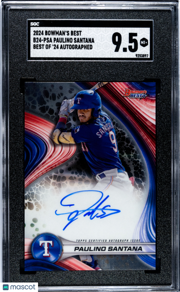 2024 Bowman's Best Paulino Santana #B24-PSA Of '24 Autograph SGC 9.5