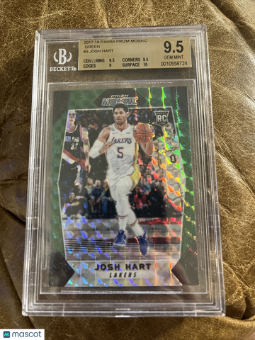 Josh Hart Green Mosaic Rookie BGS 9.5