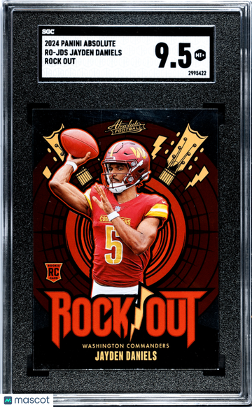 2024 Panini Absolute Jayden Daniels #RO-JDS Rock Out SGC 9.5