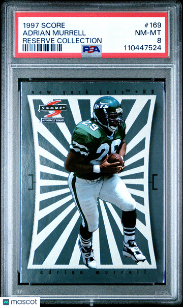 1997 Score Adrian Murrell #169 Reserve Collection PSA 8