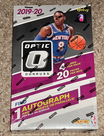 2019-20 Optic Basketball Hobby Box Sealed
