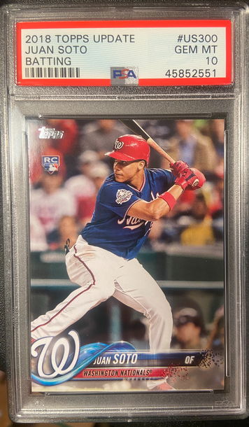 Juan soto update rookie psa 10