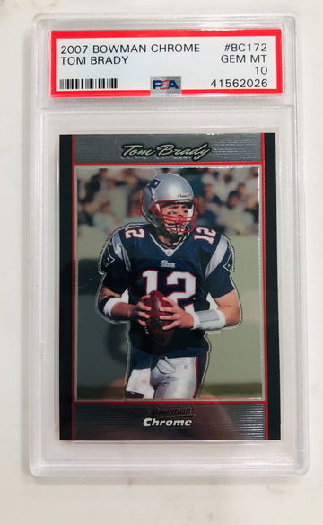 2007 Bowman Chrome Tom Brady PSA 10