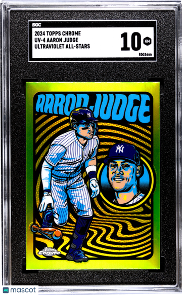2024 Topps Chrome Aaron Judge #UV-4 Uv A SGC 10