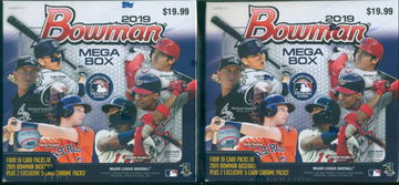 2019 Bowman mega box lot of 2 Sealed
