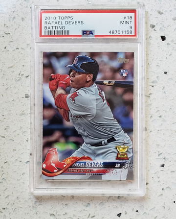 2018 Topps Rafael Devers Rookie RC PSA 9