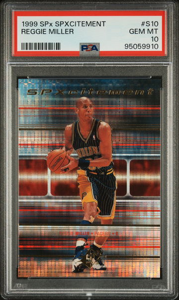 1999 REGGIE MILLER SPX SPXCITEMENT #S10 PSA 10 POP 3
