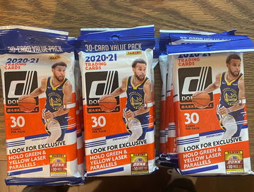 [LOT OF 3] Panini Donruss Optic Basketball NBA Cello Fat Pack