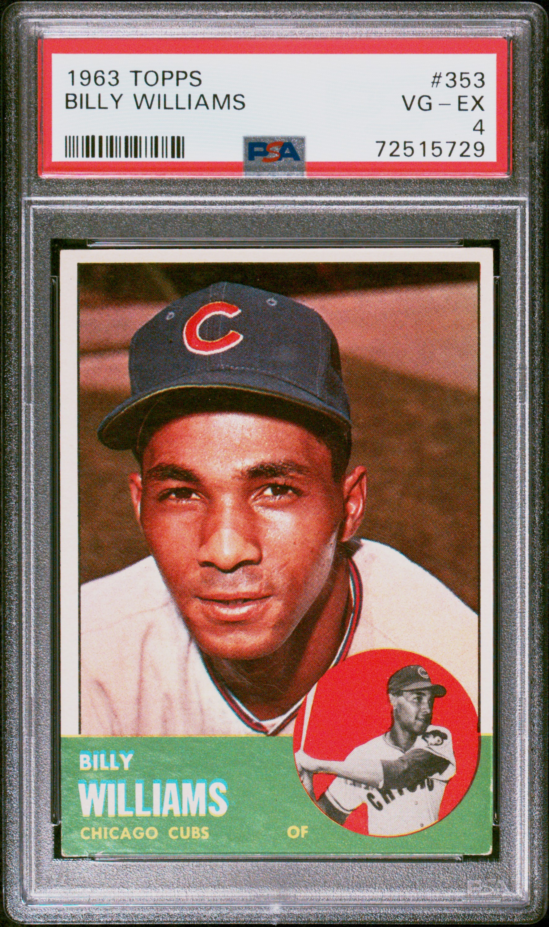 1963 Topps Billy Williams #353 PSA 4