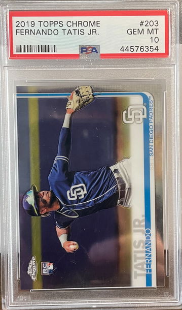 Topps Chrome Fernando Tatis Jr. PSA 10