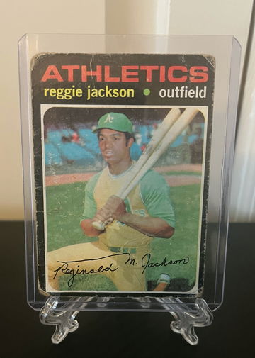 1971 Topps Set Break # 20 Reggie Jackson LOW GRADE