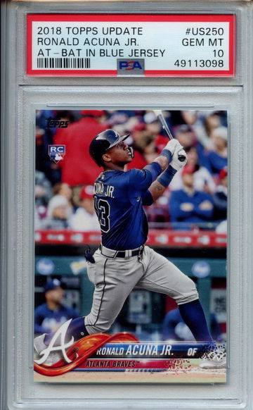 2018 Topps Update Ronald Acuna Jr. PSA 10 Braves #US250