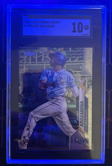 2020 Topps Chrome Update U-35 Randy Arozarena SGC 10