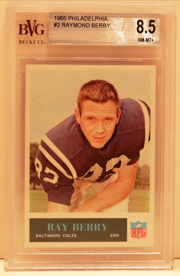 1965 Philadelphia #2 Ray Berry BVG 8.5 NM-MT + (HIGHEST GRADED)