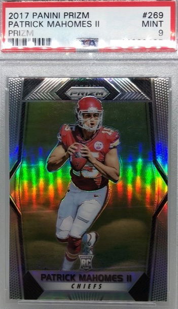 Patrick Mahomes PSA 9 Prizm RC Silver