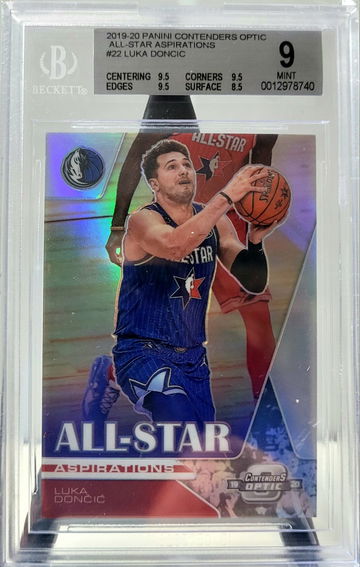 2019-20 Panini contenders optic luka doncic allstar aspirations  #22