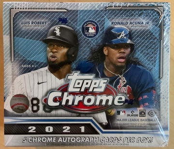 2021 Topps Chrome Baseball Jumbo Hobby Box