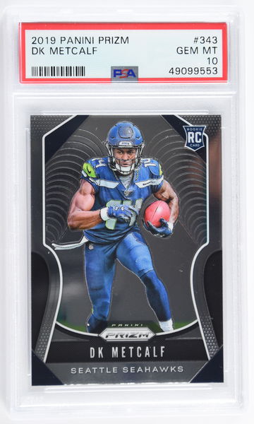 2019 Panini Prizm DK Metcalf PSA 10 #343