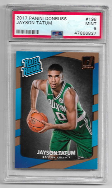 Jayson Tatum 2017 Donruss PSA 9