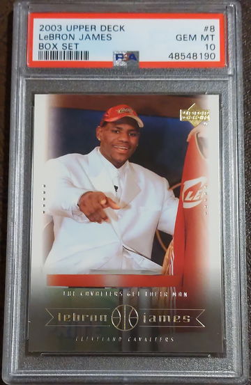 2003 Upper Deck, Lebron James Box Set, #8, Rookie, PSA 10