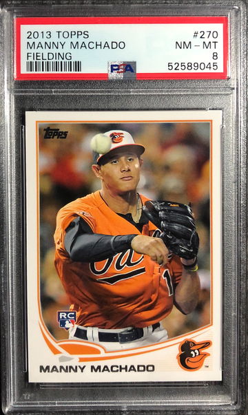 2013 Topps Manny Machado #270 PSA 8