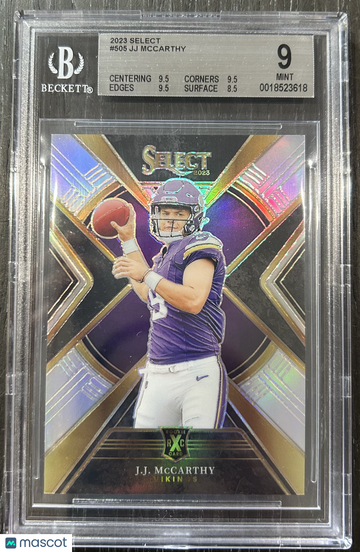 2023 Select JJ McCarthy XRC #505 BGS 9
