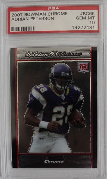 2007 Bowman Chrome Adrian Peterson