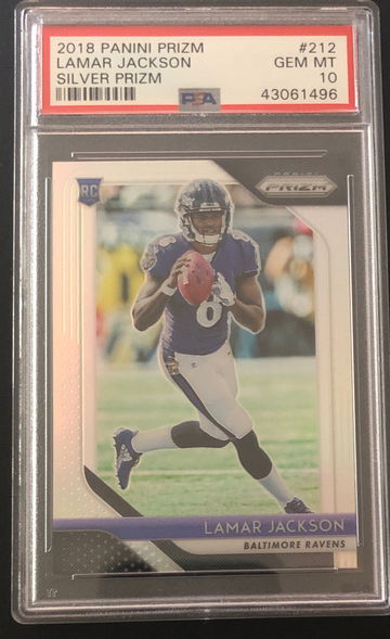 2018 Prizm Lamar Jackson Silver