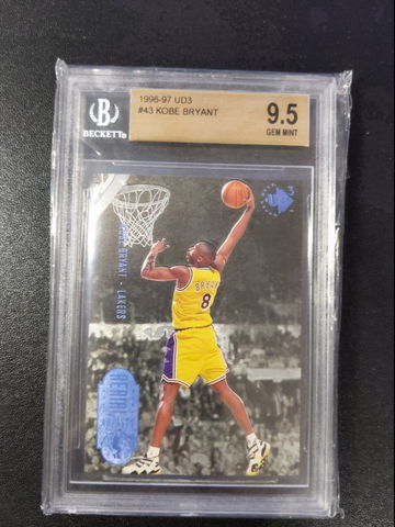 1996 UD3 #43  KOBE BRYANT BGS 9.5