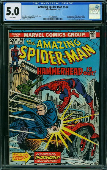AMAZING SPIDER-MAN #130, CGC 5.0 VGF