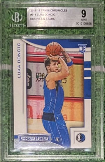 Luka Doncic 2018 Rookies and Stars Chronicles BGS 9