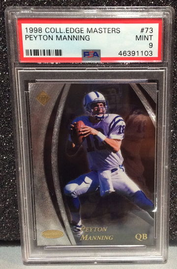 1998 Edge Masters Peyton Manning RC /5000 PSA 9