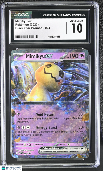 2023 Pokemon Black Star Promos Mimikyu ex CGC 10 #004