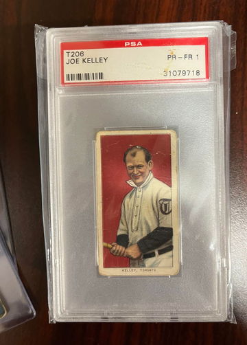 T206 Joe Kelley PSA 1 Piedmont 350