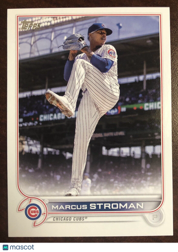 MARCUS STROMAN 2022 Topps UPDATE Series IMAGE VARIATION SP Chicago CUBS #US50