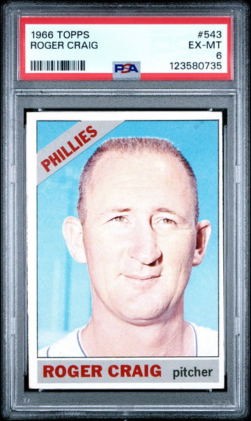 1966 Topps Roger Craig #543 PSA 6