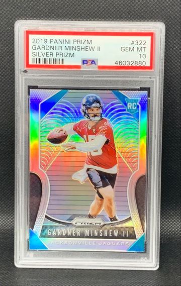 2019 Prizm Silver Gardner Minshew PSA 10 Gem Mint LOW POP