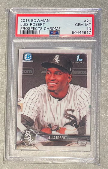 2018 Luis Robert Bowman Chrome PSA 10